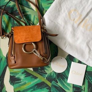 *SOLD* CHLOE MINI FAYE BACKPACK